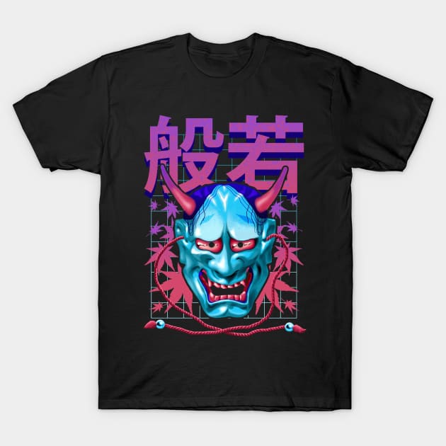 NeoRetro Hannya Mask T-Shirt by KORAX